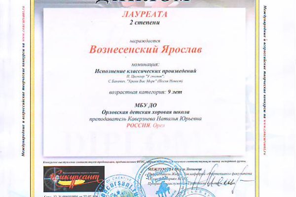 Достижения учеников