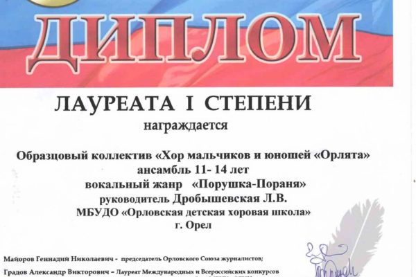 Достижения учеников