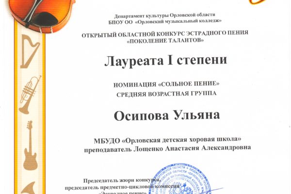 Достижения учеников