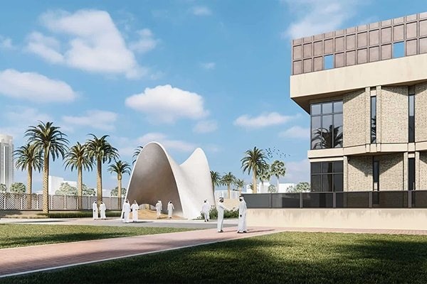 Conception artistique du pavillon INJ ARCHITECTS