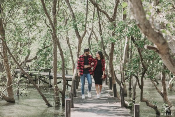 Prewedding at Tung Prong Thong and Khao Laem Ya Thailand