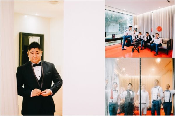 western wedding at the library samui thailand