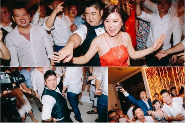 western wedding at the library samui thailand