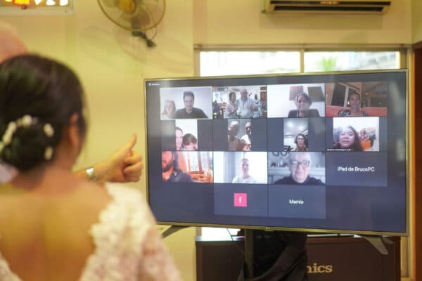 virtual wedding in Bangkok