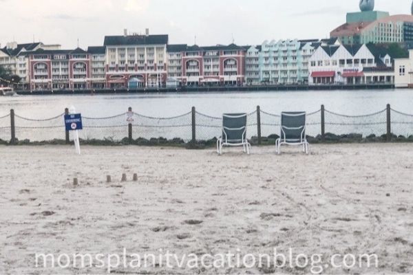 view of Disney's Boardwalk from Beach Club and Yacht Club