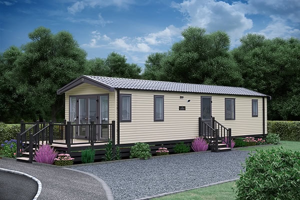 caravan with cladding
