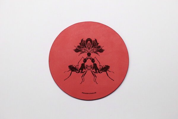 NekoshowguN<BR>Leather Coaster - Image 2