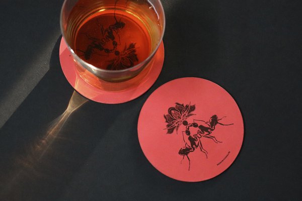 NekoshowguN<BR>Leather Coaster - Image 3