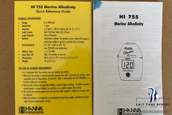 Hanna Instruments Alkalinity Checker