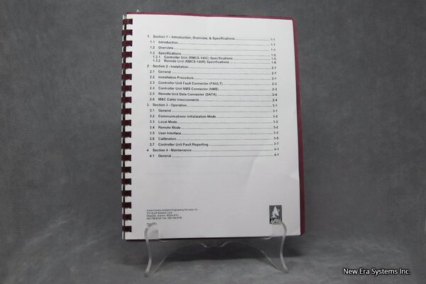 ACES Remote Control Subsystem Manual - Image 2