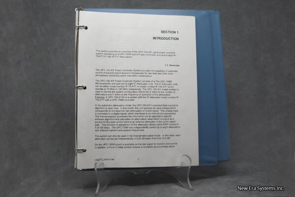 LNR Uplink Power Controller UPC-100-X/F Manual - Image 3
