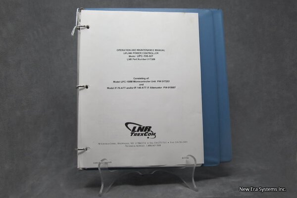 LNR Uplink Power Controller UPC-100-X/F Manual