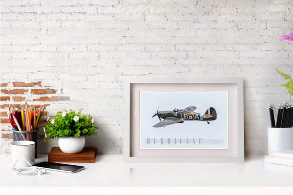 Vintage Warbirds Poster – Hawker Hurricane - Image 2
