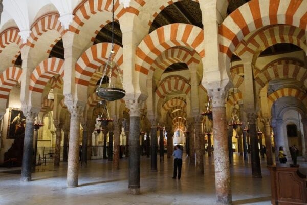 Hypostyle i Cordoba i Spanien.