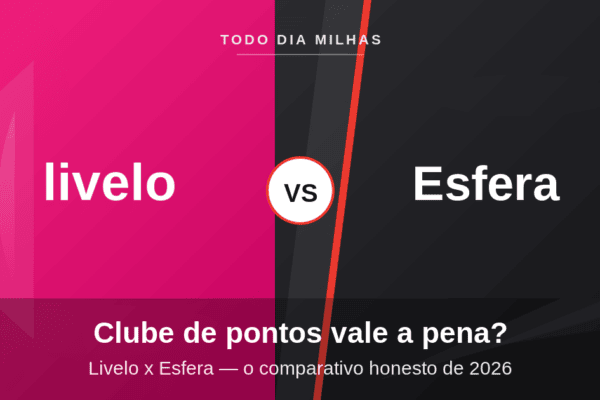 Comparativo Clube Livelo x Clube Esfera: clube de pontos vale a pena em 2026