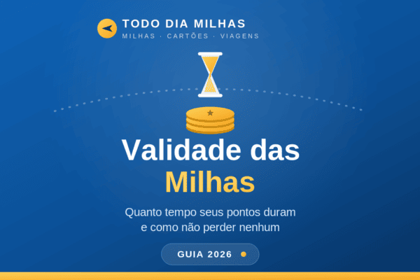 Validade das milhas: quanto tempo os pontos duram nos programas em 2026