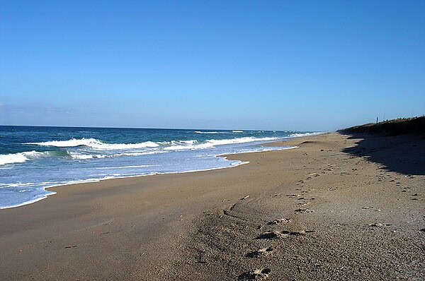 Canaveral National Seashore undeveloped beach