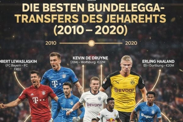 Die besten Bundesliga-Transfers des Jahrzehnts Eine Analyse der Top-Deals (2010–2020)