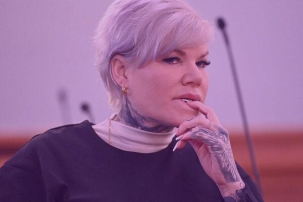 Melanie Müller nach dem Urteil