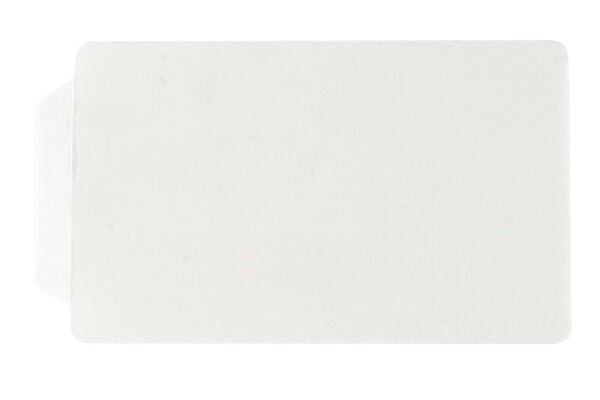 This clear adhesive overlay is a great way to protect the print on your ID cards without having to run the cards through a laminating machine.
