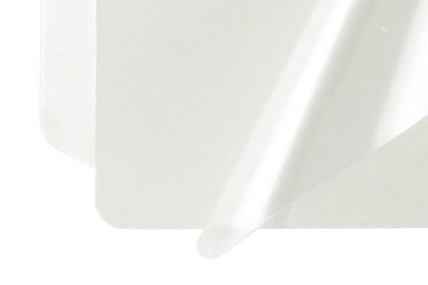 This clear adhesive overlay is a great way to protect the print on your ID cards without having to run the cards through a laminating machine.