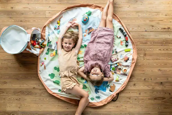 Play&go tapis de jeu & panier à jouets - zoo – Image 6