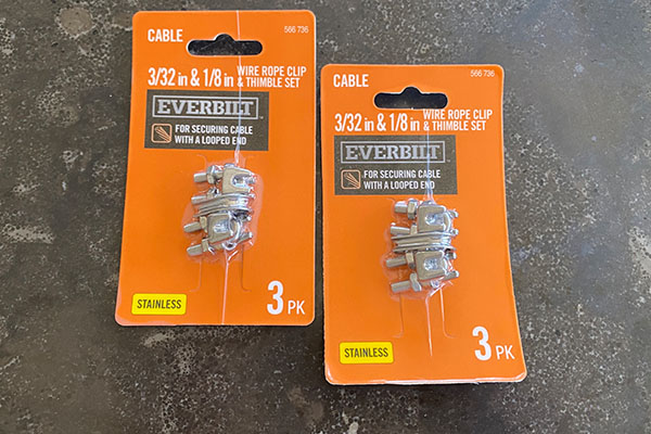 wire rope clip and thimble wire rope clip and thimble