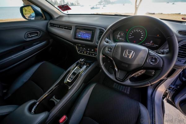 Interior of the Honda HR-V Sport Hybrid