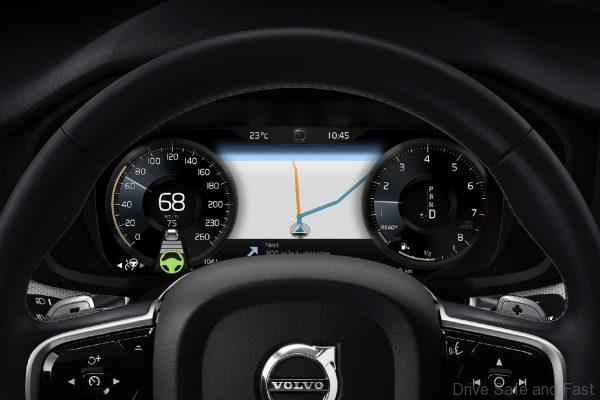 Volvo S60 T8 instrument cluster
