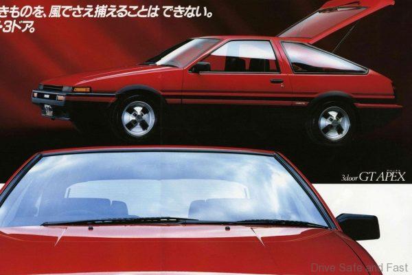 Toyota AE86 Levin brochure