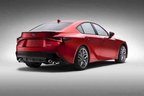 Lexus IS 500 F Sport Performance rear view