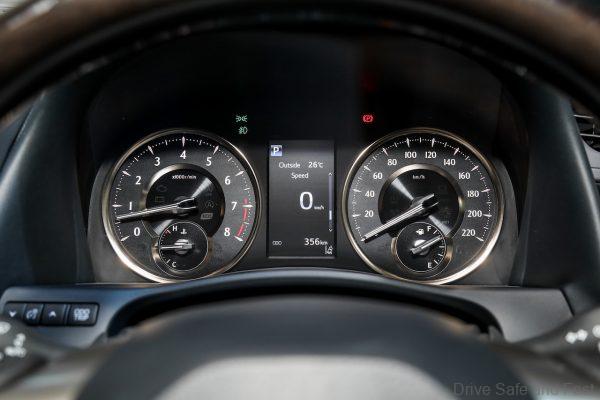 2021 Lexus LM 350 instrument cluster
