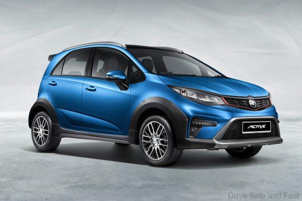 2022 Proton Iriz facelift Active Ocean blue