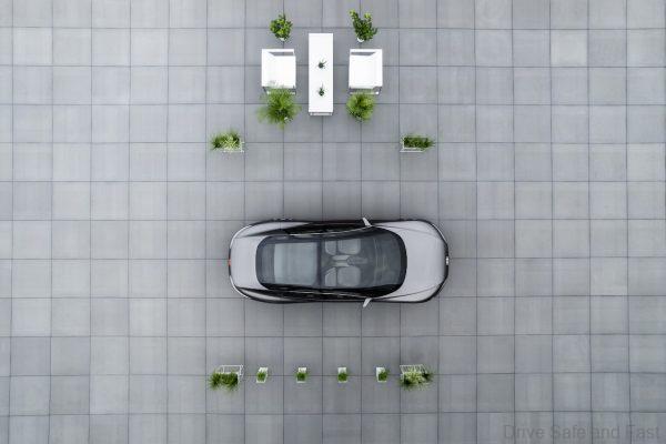 top down Audi grandsphere concept