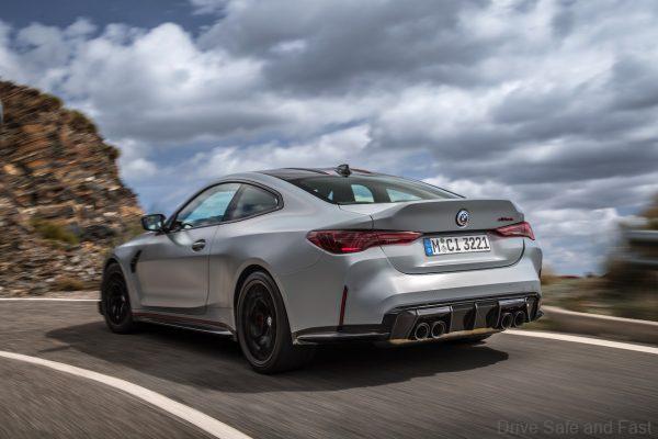 BMW M4 CSL rear
