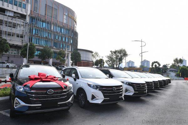 fleet of GAC GS3