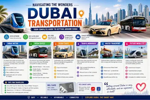 Dubai Transportation Guide: Easy Ways to Travel Around Dubai