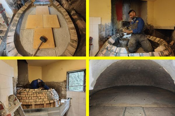 costruzione forno pizza professionale a bologna