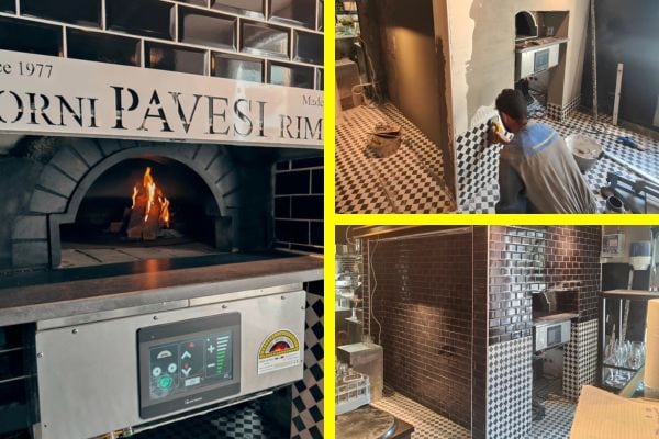 Realizzazione forno pizza rotante per pizzeria Surace