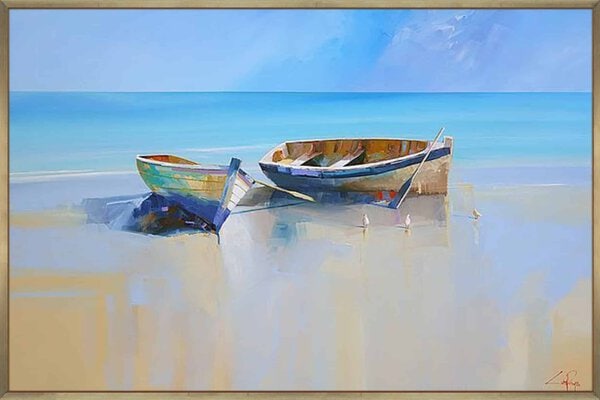Afternoon Gulls - Canvas
