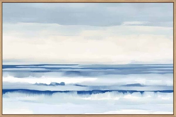 Waveform Abstractions - Canvas Gallery Natural