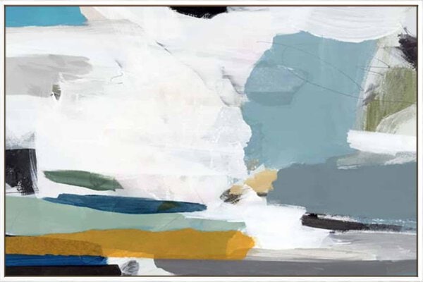 Brush Formation I - Canvas Gallery White