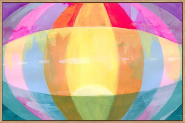 Neon Flare III - Canvas Gallery Natural