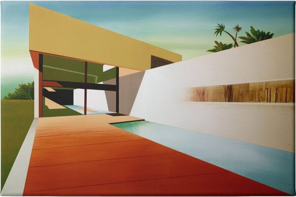 Angular Living - Unframed Canvas Unframed Canvas
