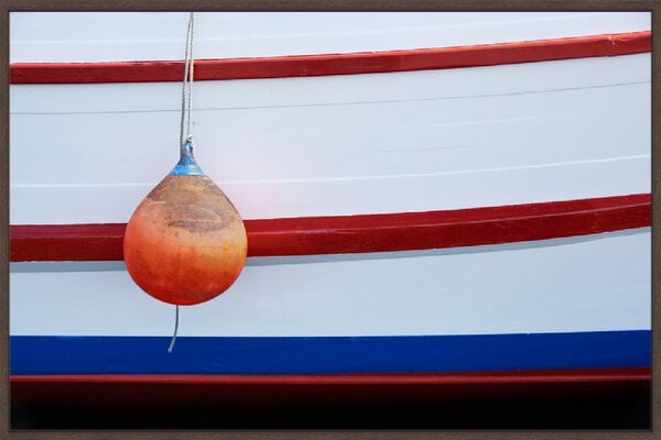 Ship Color Study 2 - Canvas Gallery Walnut