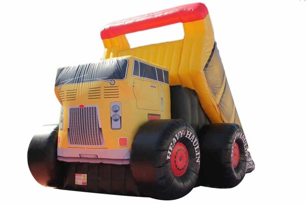 Construction Slide Jumper Bounce rental for events in Los Angeles, Orange County, and nationwide