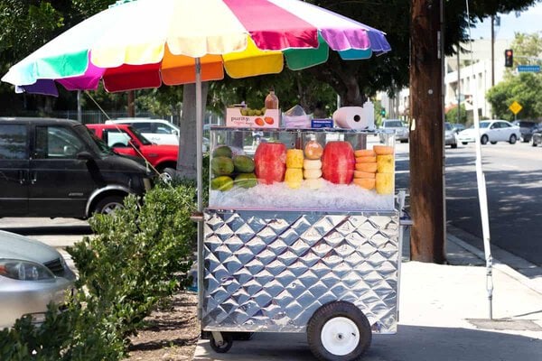 Fruit Cart rental for events in Los Angeles, Orange County, and nationwide