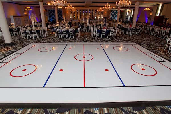 Hockey Dance Floor rental for events in Los Angeles, Orange County, and nationwide