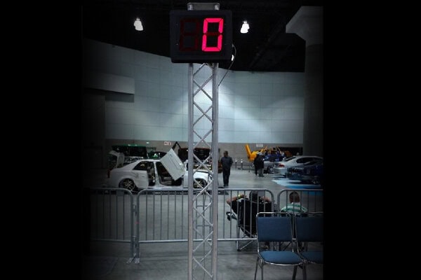 Time Shot Clock (Pair) rental for events in Los Angeles, Orange County, and nationwide