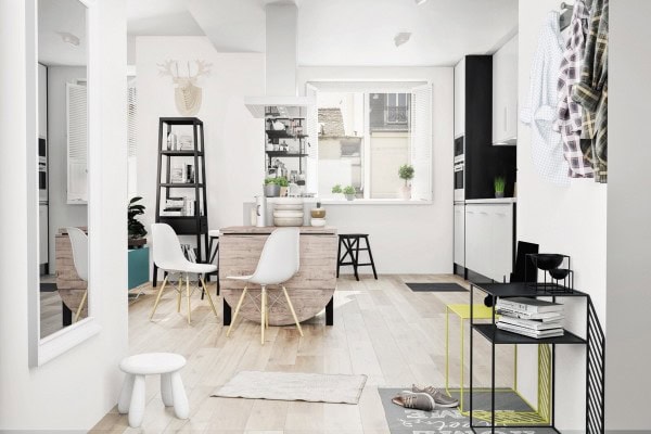 black-and-white-scandinavian-kitchen-600x400-1 black-and-white-scandinavian-kitchen-600x400-1 nordic interior design 10 Apartments That Show Off The Beauty Of Nordic Interior Design black and white scandinavian kitchen 600x400 1